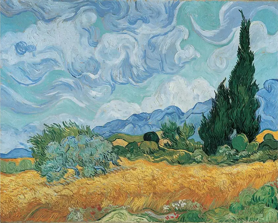 Pole pszenicy Van Gogh
